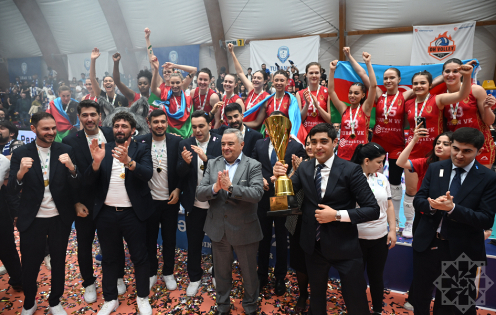 Qadın voleybolçuların Yüksək Liqasının qalibləri mükafatlandırılıblar