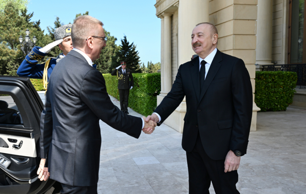 Состоялась церемония официальной встречи Президента Латвии
