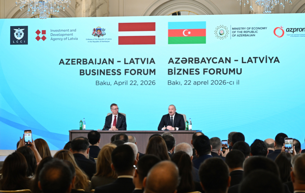 Bakıda Azərbaycan-Latviya biznes-forumu keçirilib