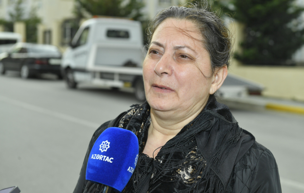 Şəfiqə Abbasova: Prezidentimizə bizi məcburi köçkünlük həyatından xilas etdiyi üçün çox minnətdaram