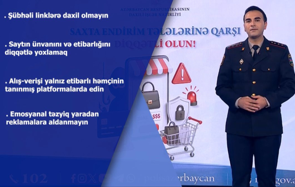 DİN: Sosial şəbəkələrdə cəlbedici reklamlara qarşı diqqətli olun