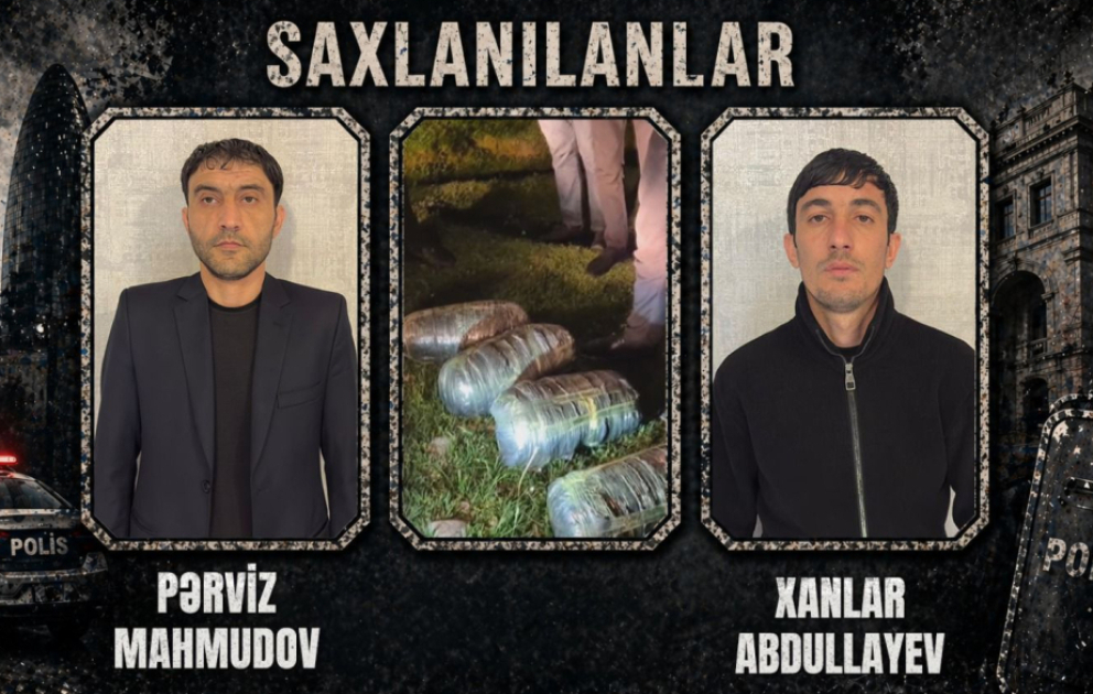 Oğuzda narkokuryerlərdən 13 kiloqramdan artıq marixuana aşkarlanıb