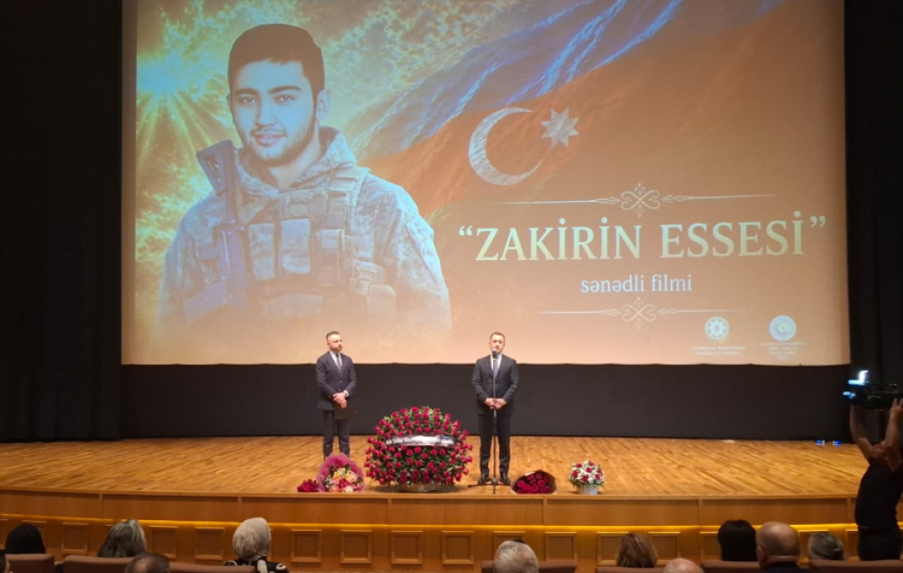 Şəhid kəşfiyyatçıya həsr edilən "Zakirin essesi" filmi təqdim olunub