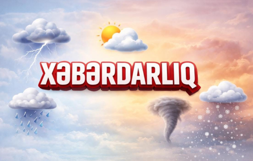 Hava yağıntılı olacaq, bəzi çaylardan sel keçəcək – XƏBƏRDARLIQ