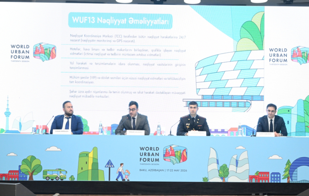 WUF13 zamanı İçərişəhər–Şıx–“Sea Breeze” xətti üzrə xüsusi daşımalar təşkil olunacaq