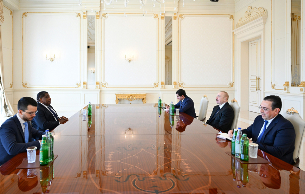 Präsident Ilham Aliyev empfängt Generalsekretär der Interparlamentarischen Union