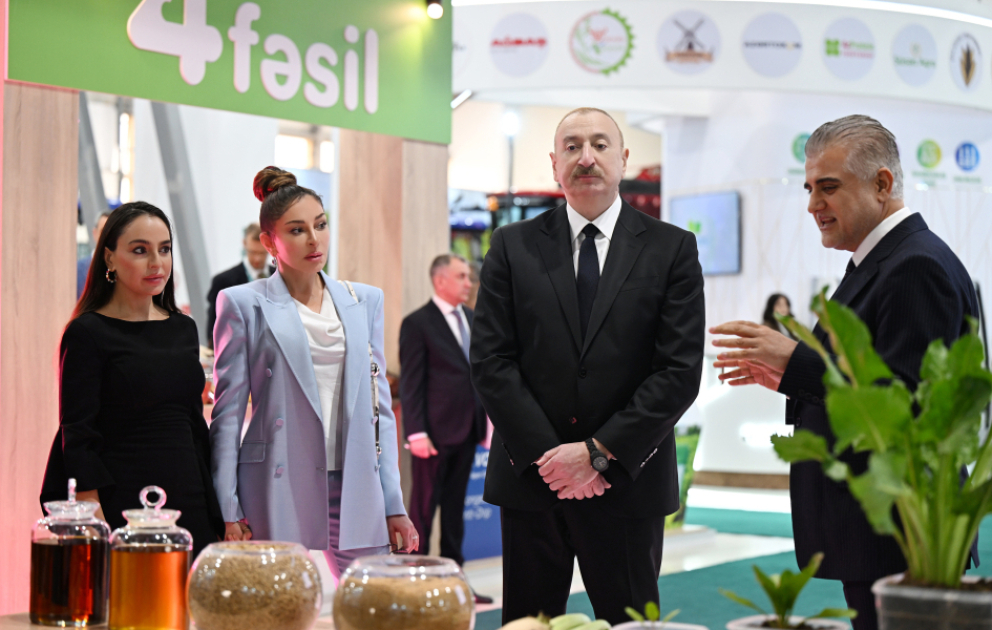 President Ilham Aliyev viewed 19th Caspian Agro Week and 31st Interfood Azerbaijan exhibitions