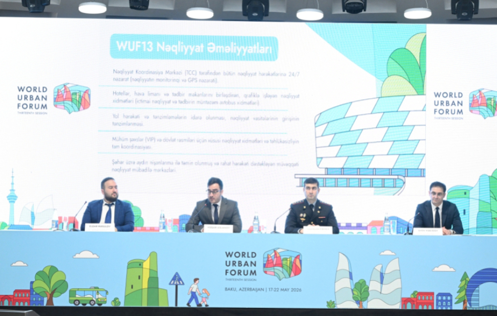 Verkehrsmanagement für WUF13 in Baku vorgestellt