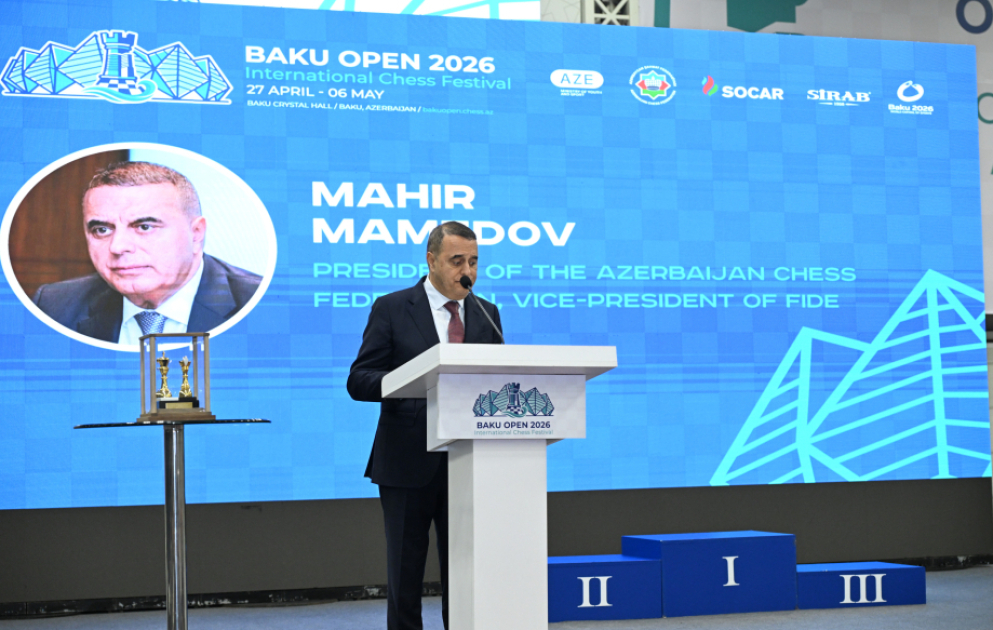 “Baku Open” Beynəlxalq Şahmat Festivalında 10 ölkədən 900-dən çox şahmatçı iştirak edib