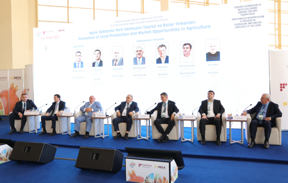 lll Beynəlxalq Aqrar İnnovasiya Forumu çərçivəsində panel müzakirələri davam edir