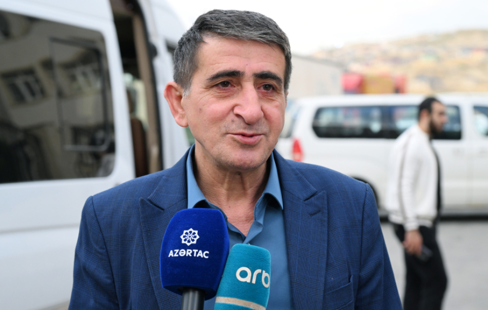 Ağdama qayıdan keçmiş məcburi köçkün: Bu, çox böyük xoşbəxtlikdir