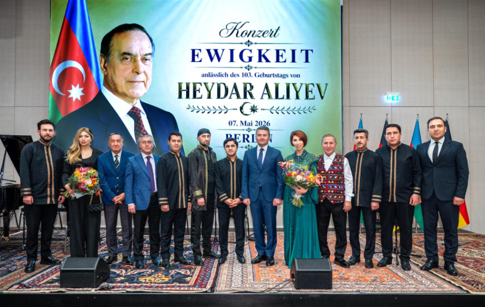 Ulu Öndər Heydər Əliyevin anadan olmasının 103-cü ildönümü Berlində qeyd edilib