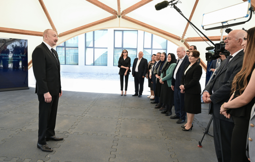 President Ilham Aliyev shared post on his meeting with residents in Shukurbeyli village