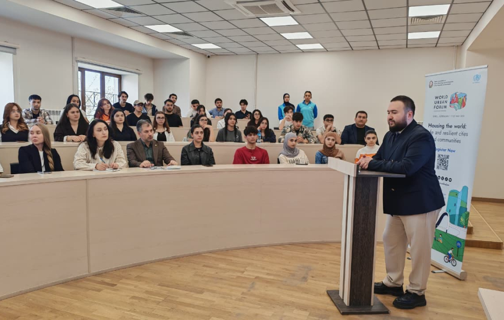 WUF13 Festivalı Xankəndidə: Qarabağ Universitetində məlumatlandırma sessiyası