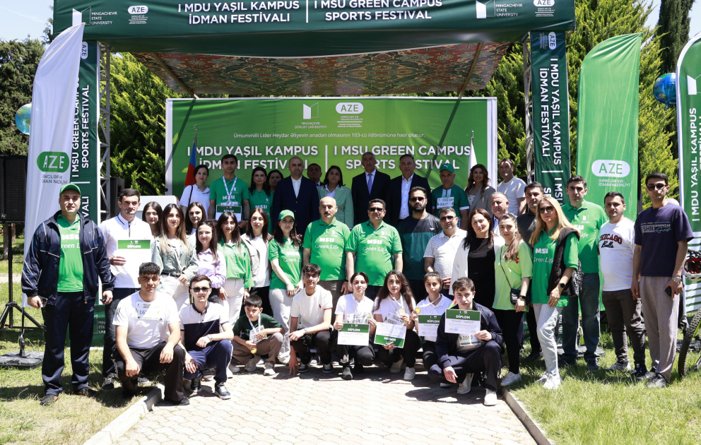 I MDU Yaşıl Kampus İdman Festivalı təşkil edilib