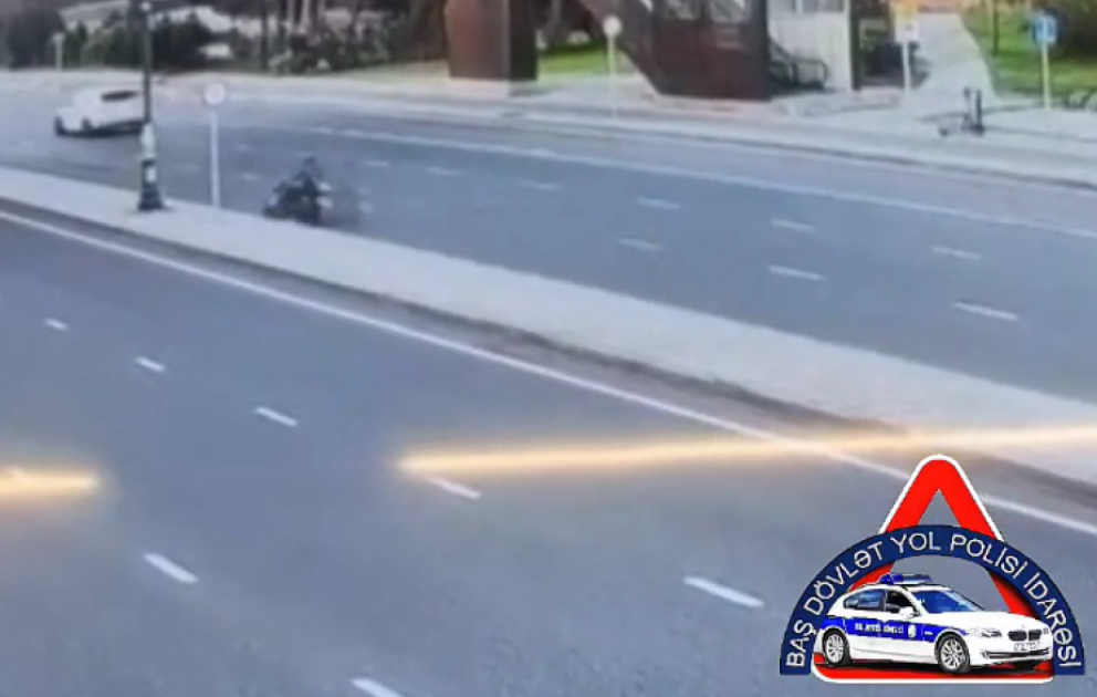 Yüksək sürət gənc motosikletçinin həyatına son qoyub
