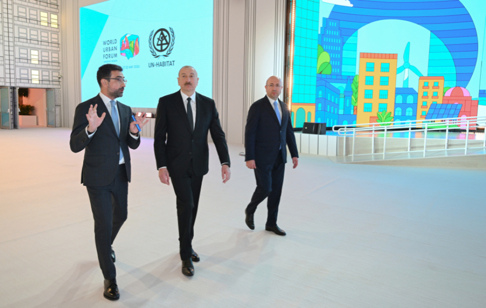Präsident Ilham Aliyevs Social-Media-Konten veröffentlichen Video vom WUF13-Besuch