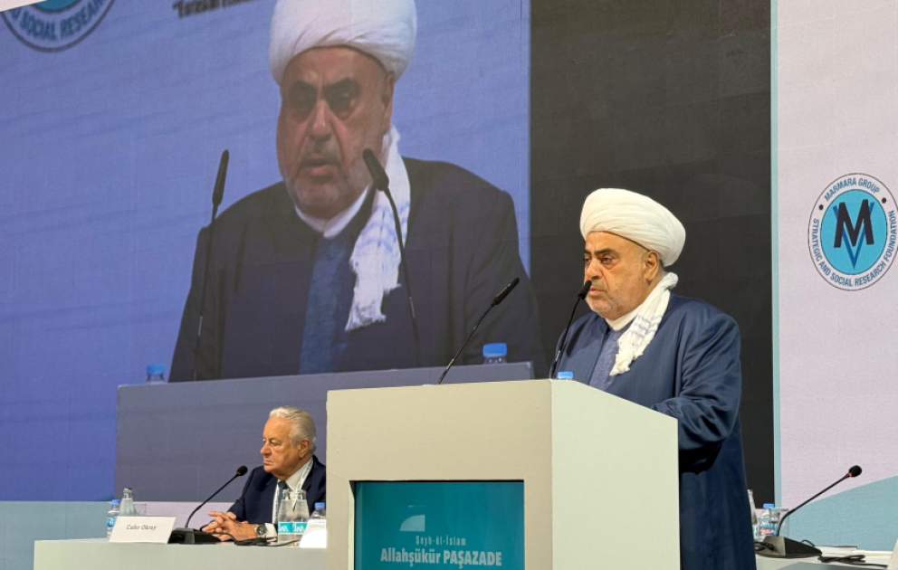 Allahşükür Paşazadə: Regionda sülh və tərəqqi layihələrinin təşəbbüskarı kimi çıxış edirik