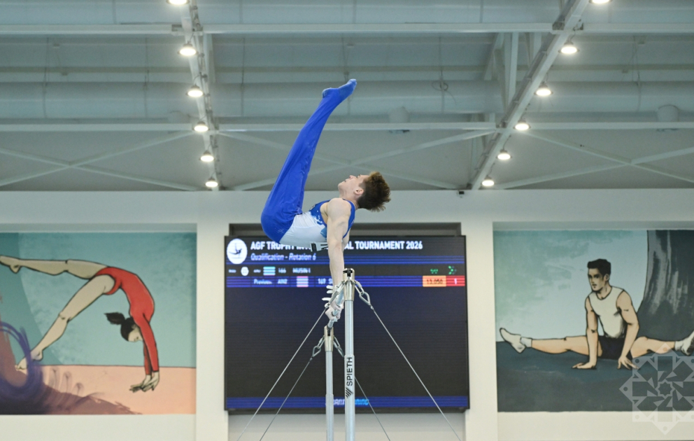 İdman gimnastikası üzrə “AGF Trophy” turnirinin ilk günü başa çatıb