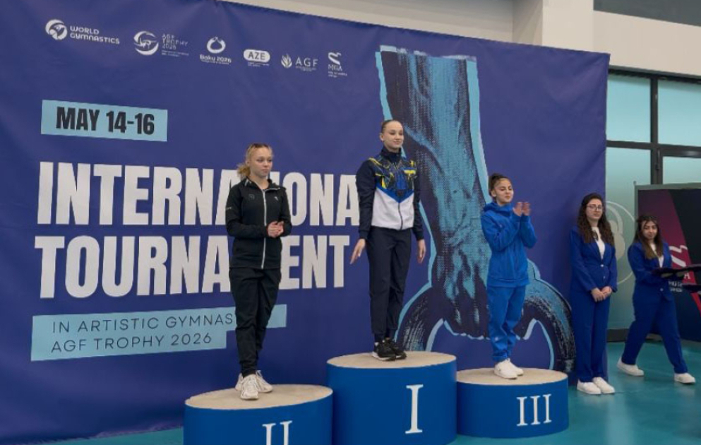 Azərbaycanın idman gimnastları “AGF Trophy” turnirində daha iki medal qazanıblar