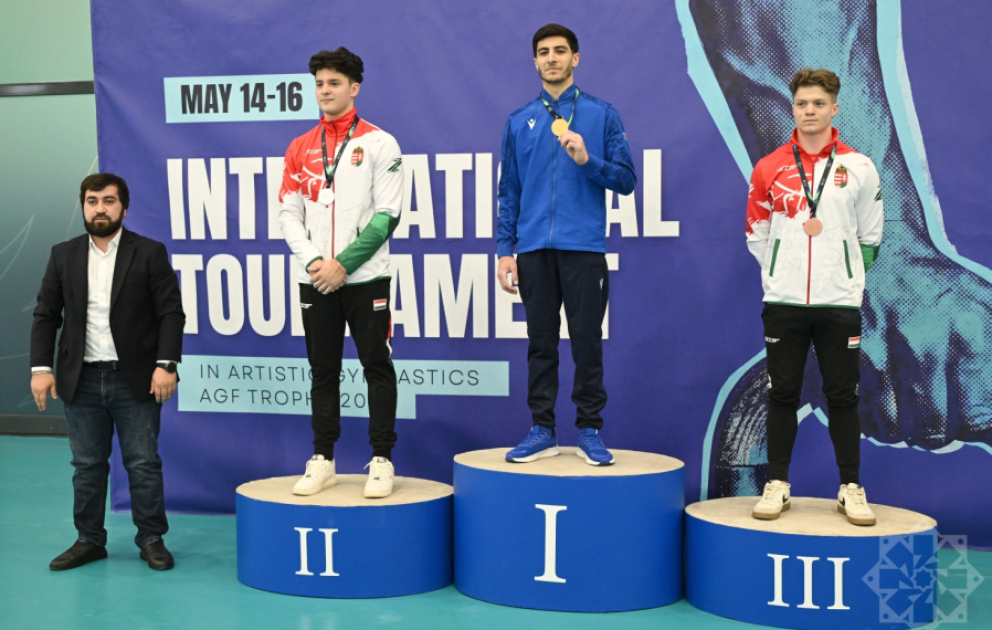 Азербайджанские гимнасты завоевали еще две медали на турнире AGF Trophy