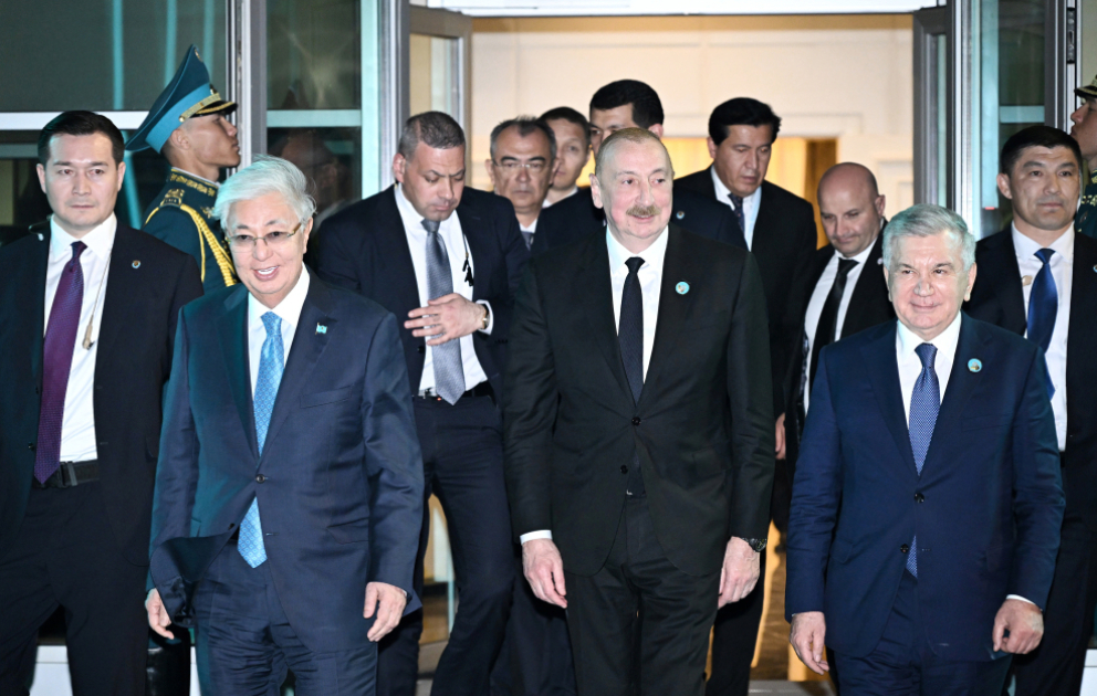 Präsident Ilham Aliyev beendet seinen Arbeitsbesuch in Kasachstan