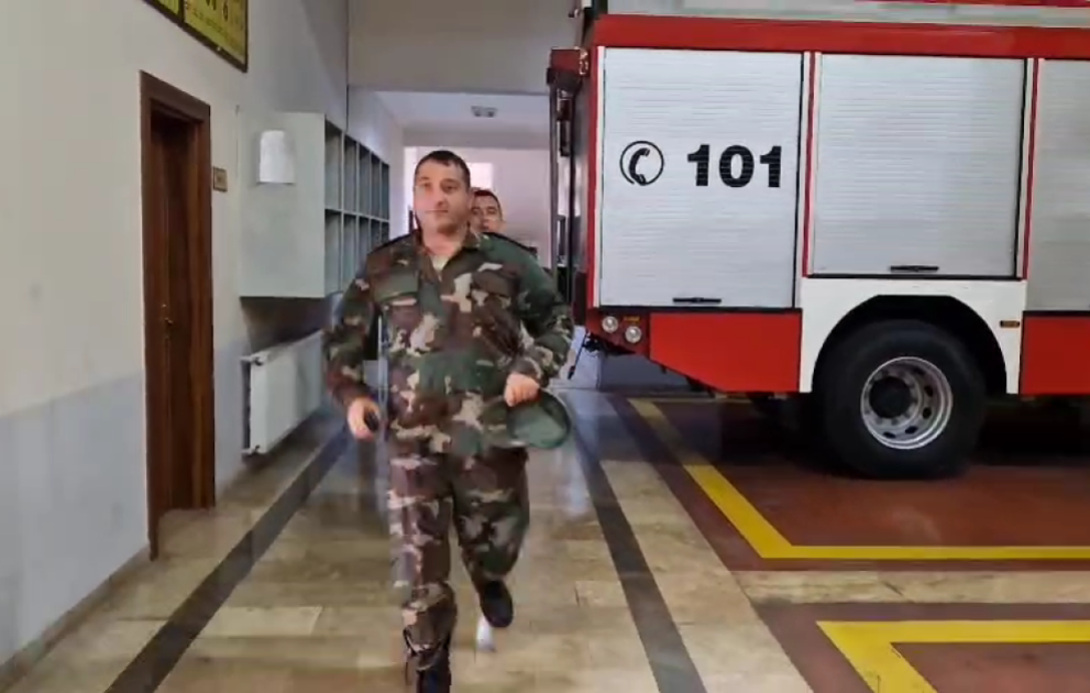 Yаnğın söndürüldü, insаnlаr xilаs edildi - Şərurda təlim