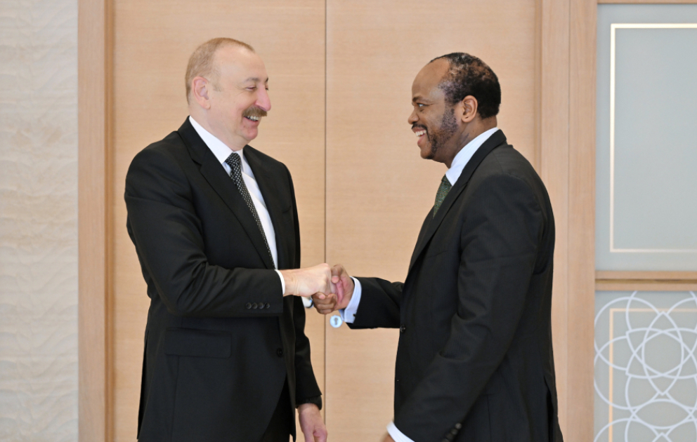 Le président Ilham Aliyev reçoit le roi Mswati III d’Eswatini