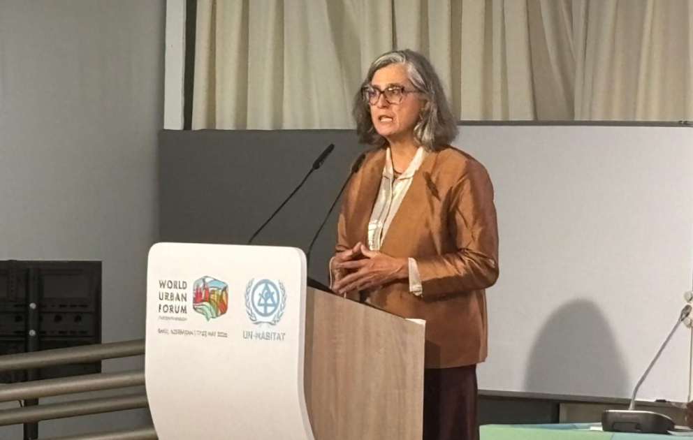 Anaklaudia Rossbax: Su və sanitariya xidmətləri dayanıqlı şəhərlərin əsasını təşkil edir