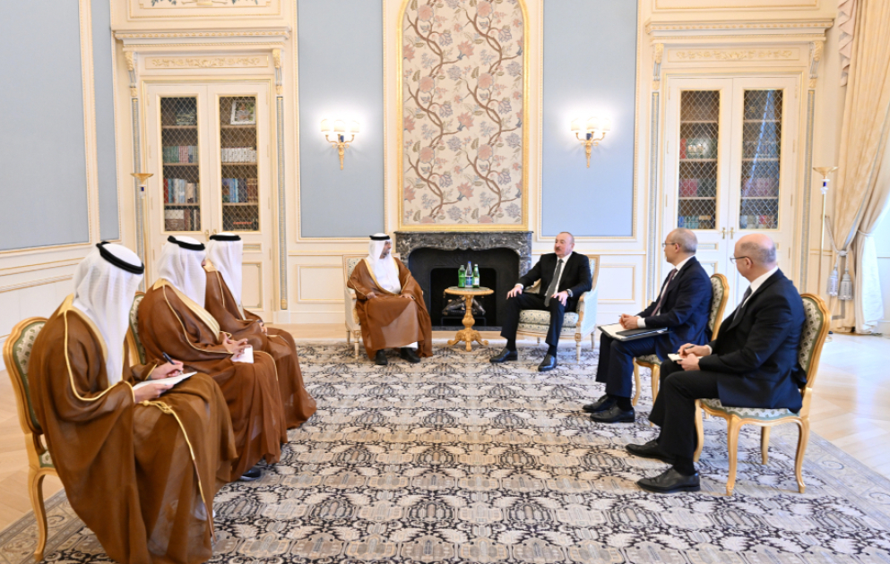 President Ilham Aliyev received Minister of Energy and Infrastructure of the United Arab Emirates