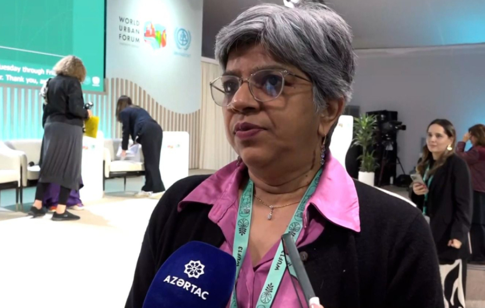 WUF13-ün hindistanlı iştirakçısı: Şəhərlərin inklüziv və dayanıqlı inkişafı təcili xarakter daşıyır