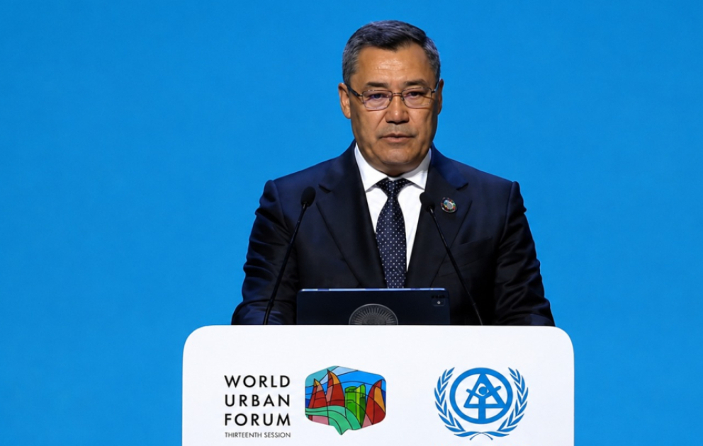 Sadır Japarov: WUF13 urbanizasiya və mənzil əlçatanlığı məsələlərinin müzakirəsi üçün unikal platformadır
