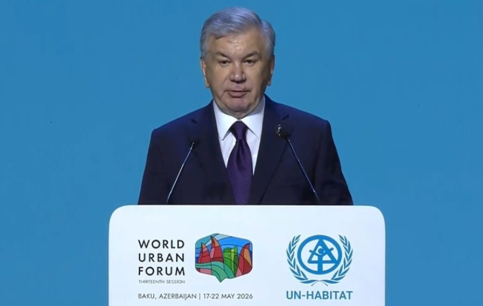 Şavkat Mirziyoyev WUF13-ün qüsursuz təşkilinə görə Prezident İlham Əliyevə minnətdarlığını bildirib