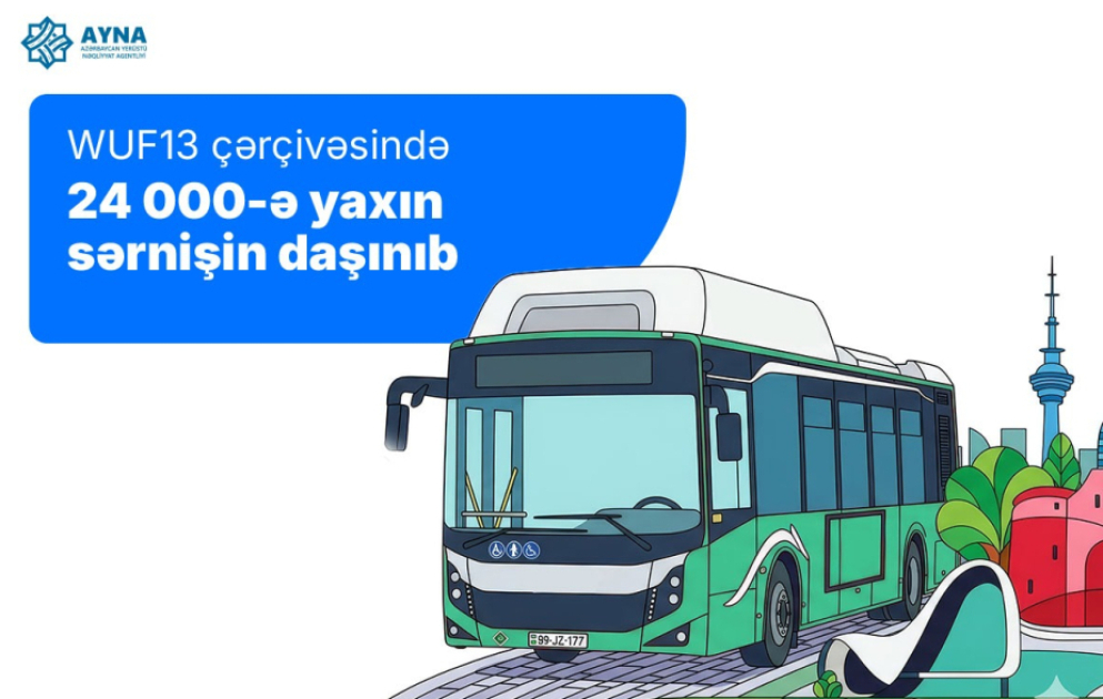 WUF13 çərçivəsində 24 minə yaxın sərnişin daşınıb