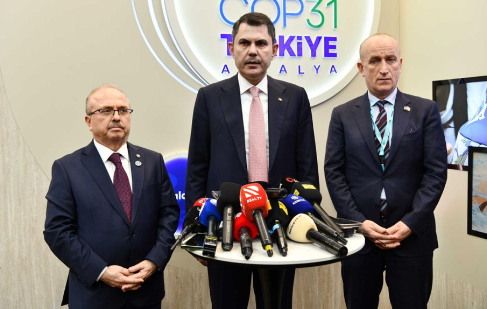 Murat Kurum: COP31-in əsas mövzularından biri dayanıqlı və davamlı şəhərlərin inkişafı olacaq