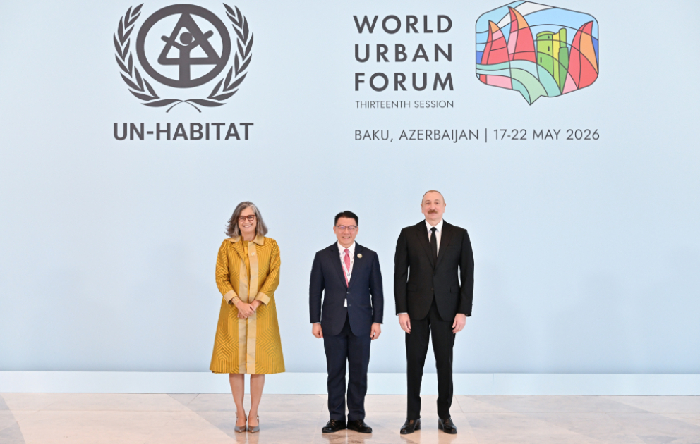 Bakıda Ümumdünya Şəhərsalma Forumunun 13-cü Sessiyasının açılış mərasimi keçirilib   Prezident İlham Əliyev tədbirdə çıxış edib