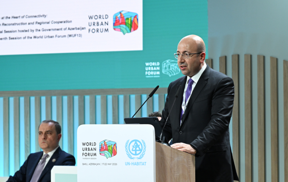 WUF13-ün Azərbaycandakı milli koordinatoru: Qarabağ və Şərqi Zəngəzur dayanıqlı inkişaf mərkəzinə çevrilir