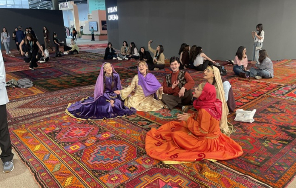 Azerbaijani carpets and national songs featured at WUF13
