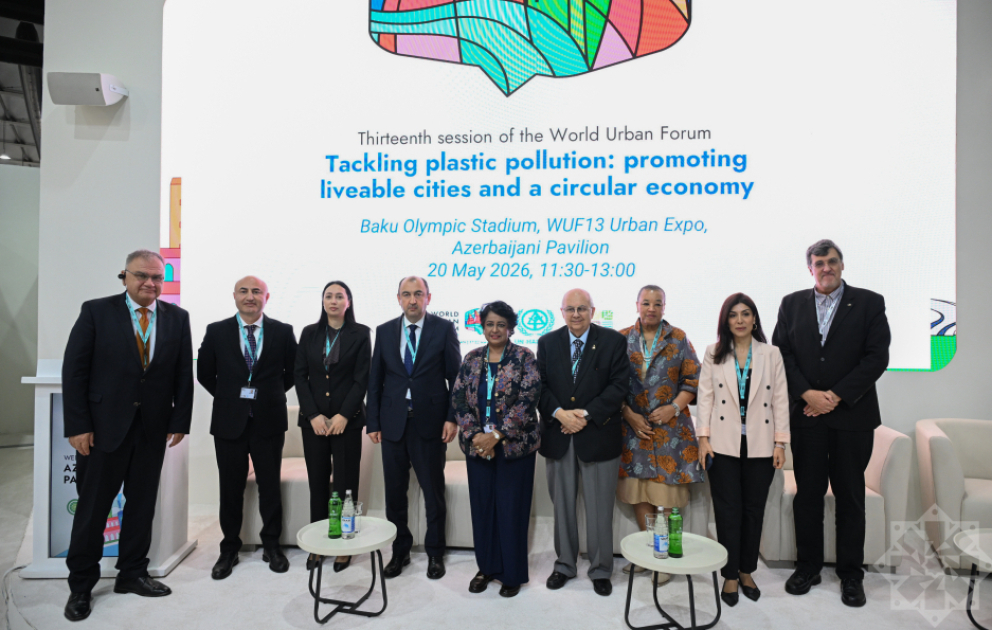 WUF13-də plastik çirklənmə ilə mübarizəyə dair tədbir başlayıb