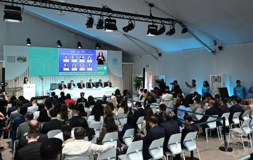 WUF13: Mənzil və şəhər dayanıqlılığı üzrə ictimai müzakirələrdə medianın rolu gündəmdədir