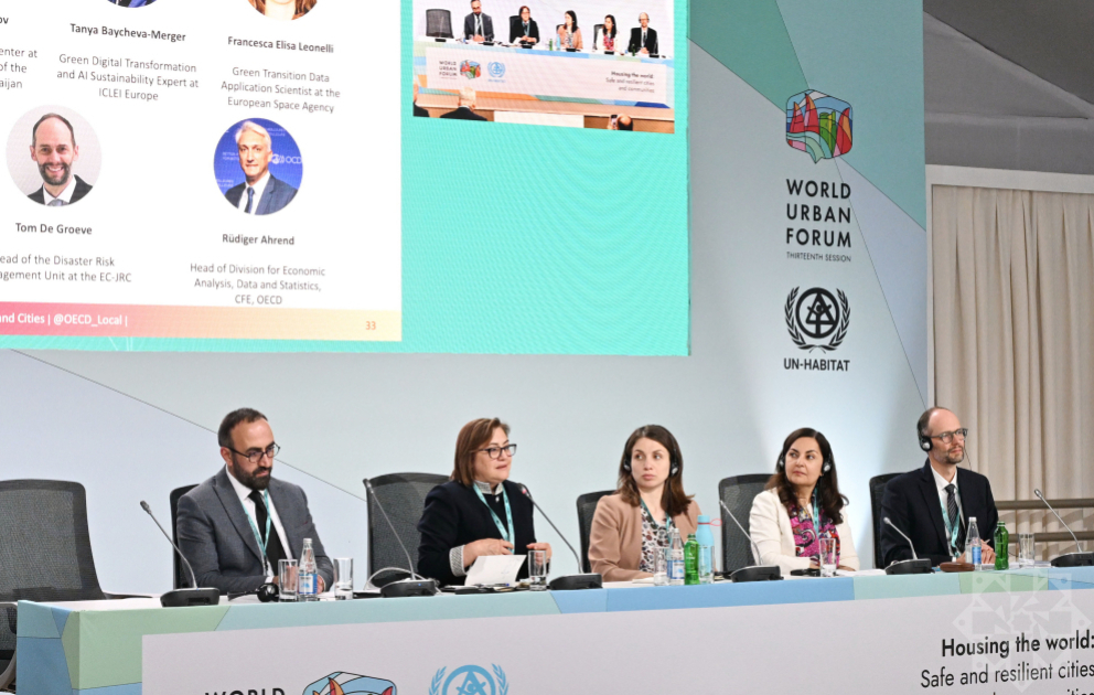 Şəhərlərin dayanıqlı inkişafı üçün məlumat əsaslı yanaşmalar müzakirə olunur