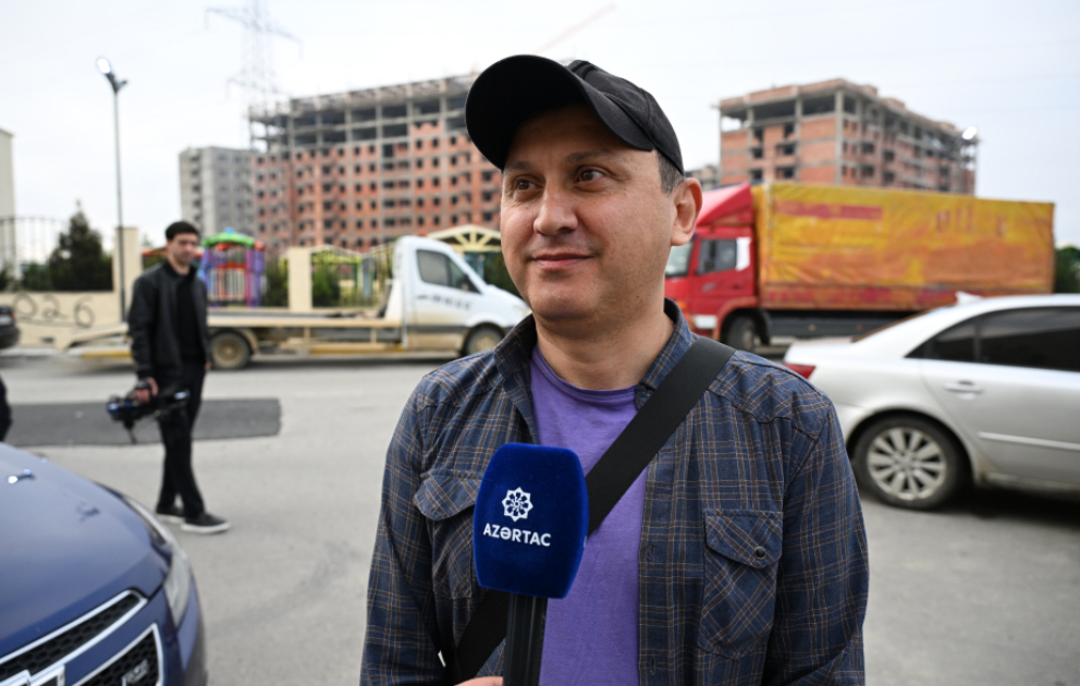 Şükürbəyli kənd sakini: Doğma torpaqlarda bizi gözəl yaşayış və yeni həyat gözləyir