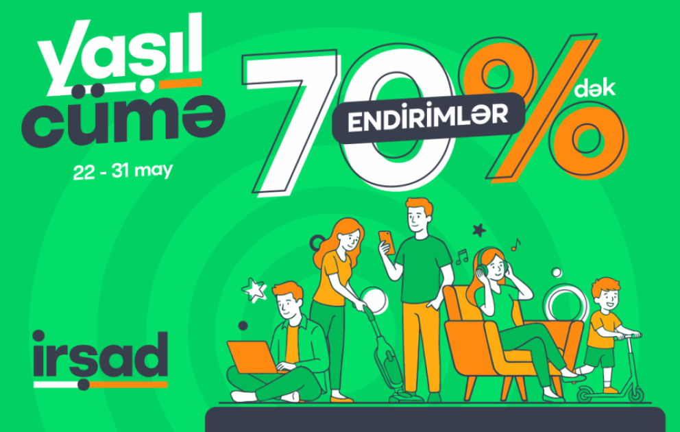 ® “İrşad”da böyük “Yaşıl Cümə” fürsəti başladı!