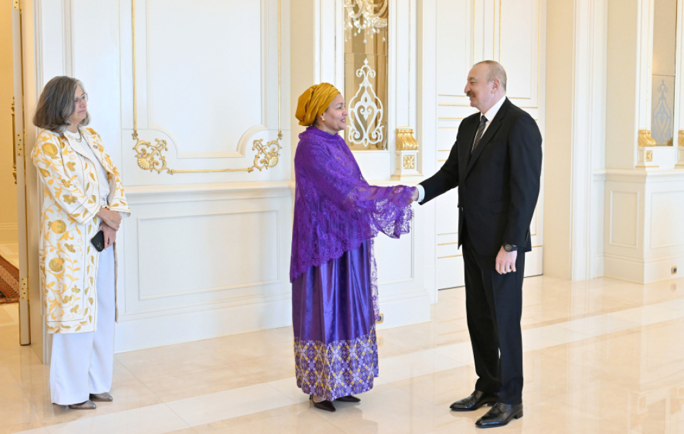 Le président de la République reçoit la vice-secrétaire générale des Nations Unies