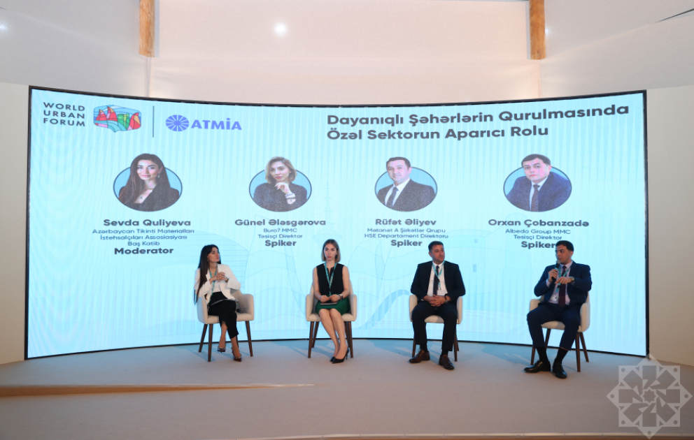 WUF13 çərçivəsində özəl sektorun davamlı şəhərlərin qurulmasındakı roluna dair müzakirələr aparılır
