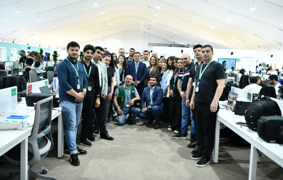 AZƏRTAC komandasının WUF13 zamanı fəaliyyəti