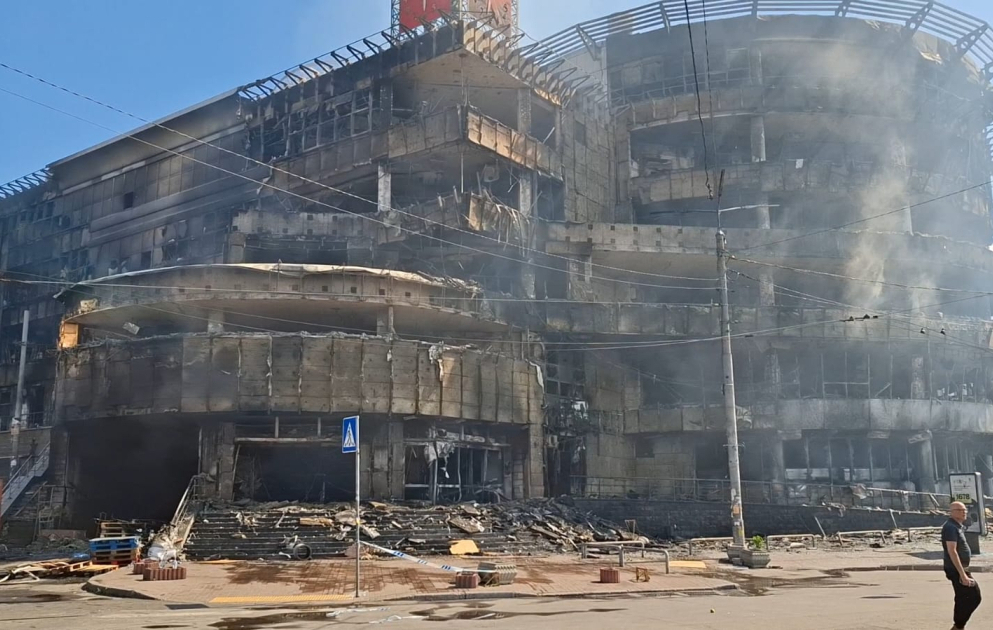 Kiyevə atılan raketlərin bəziləri Azərbaycanın Ukraynadakı səfirliyinə yaxın ərazilərə düşüb