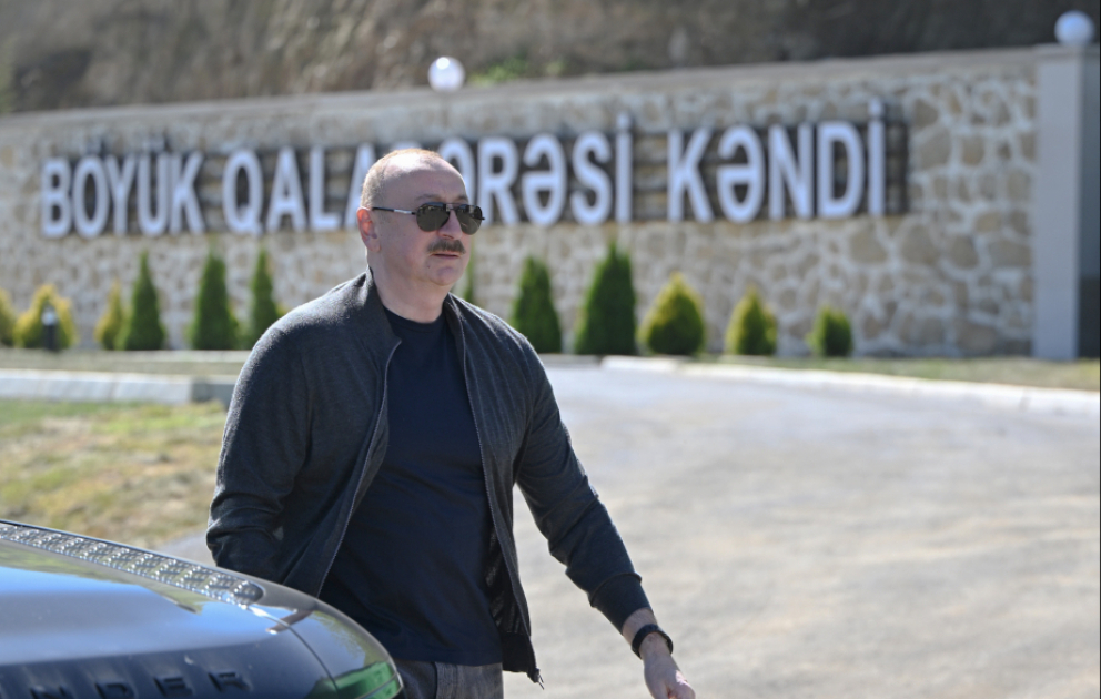 Prezident İlham Əliyevin sosial media hesablarında Şuşaya səfəri ilə bağlı videoçarx paylaşılıb