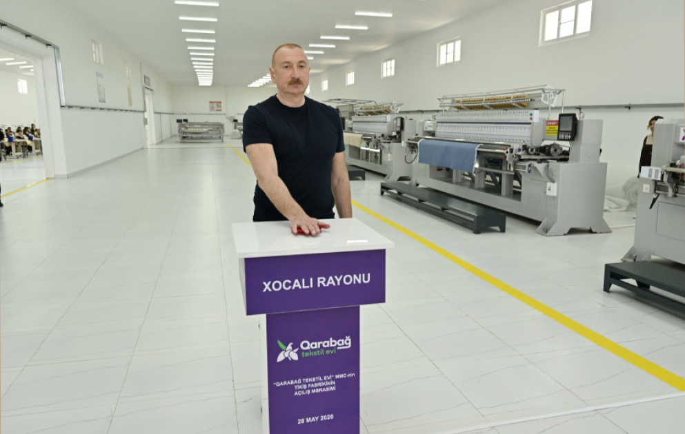“Garabagh Textile House” LLC inaugurated in Khojaly city