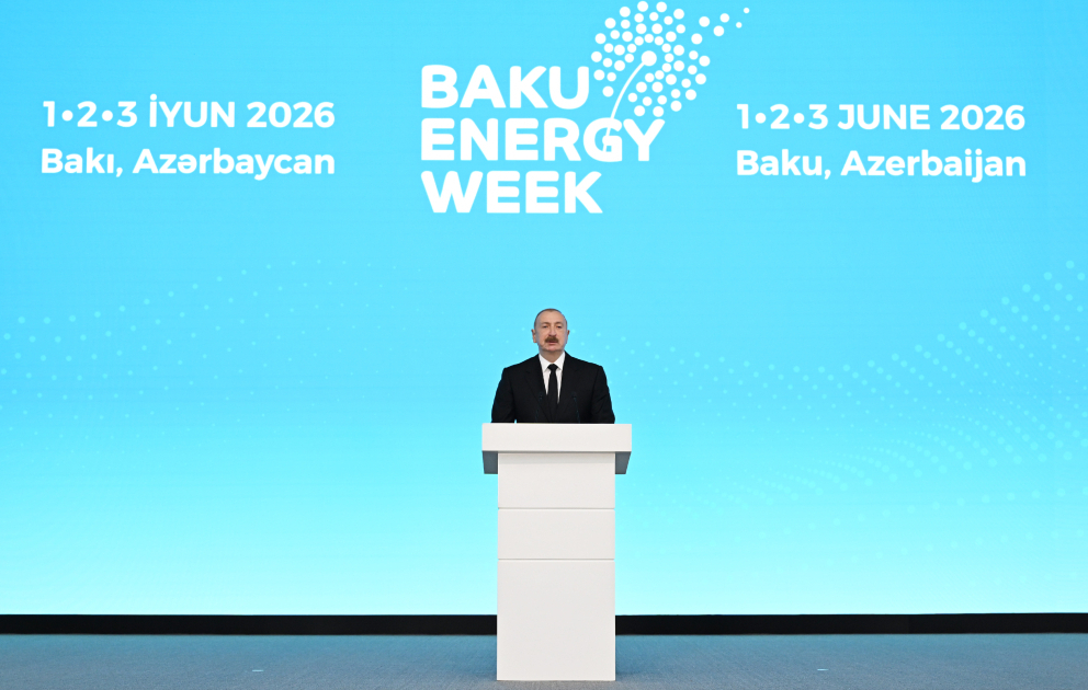 Le président Ilham Aliyev participe à la cérémonie d’ouverture de la Semaine de l’énergie de Bakou